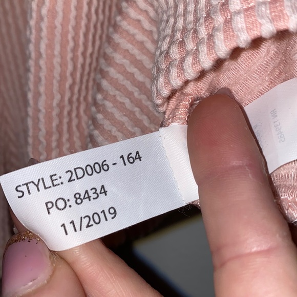 Southern Shirt Pink White Romper Quit Playin Playsuit, size small - Picture 6 of 6